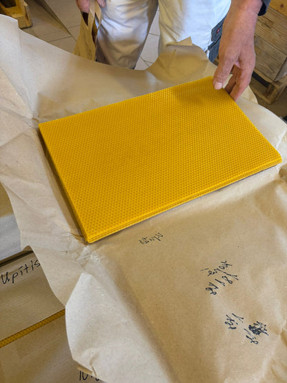 BIO Bijenwas Kunstraat – Organic Beeswax Foundation Sheets